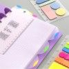 Separadores para Caderno Ingeniox Polipropileno A5 Neon 4 Divises