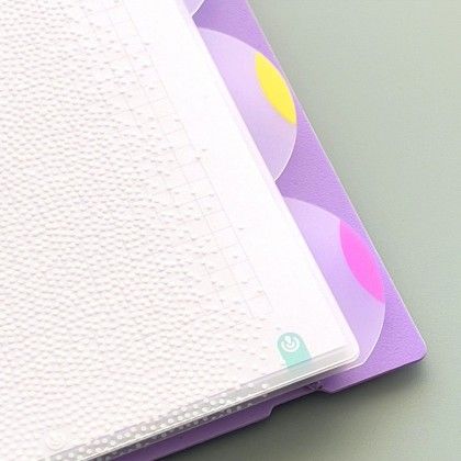 Separadores para Caderno Ingeniox Polipropileno A5 Neon 4 Divises