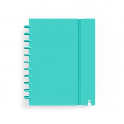 Caderno Ingeniox Pautado A4 Pastel Menta 80F 100gr