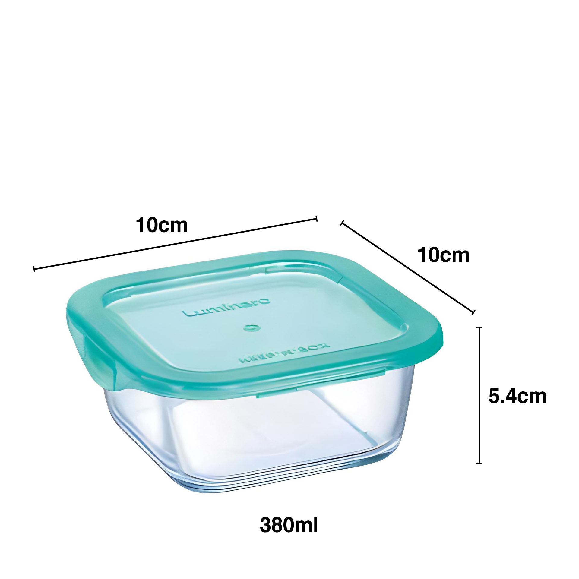 Caixa Hermética Keepn Quadrado 380ml 10X10X5.4cm
