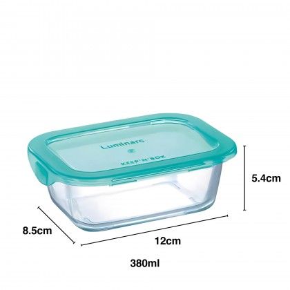Caixa Herm�tica Keepn Retangular 380ml 12X8.5X5.4cm