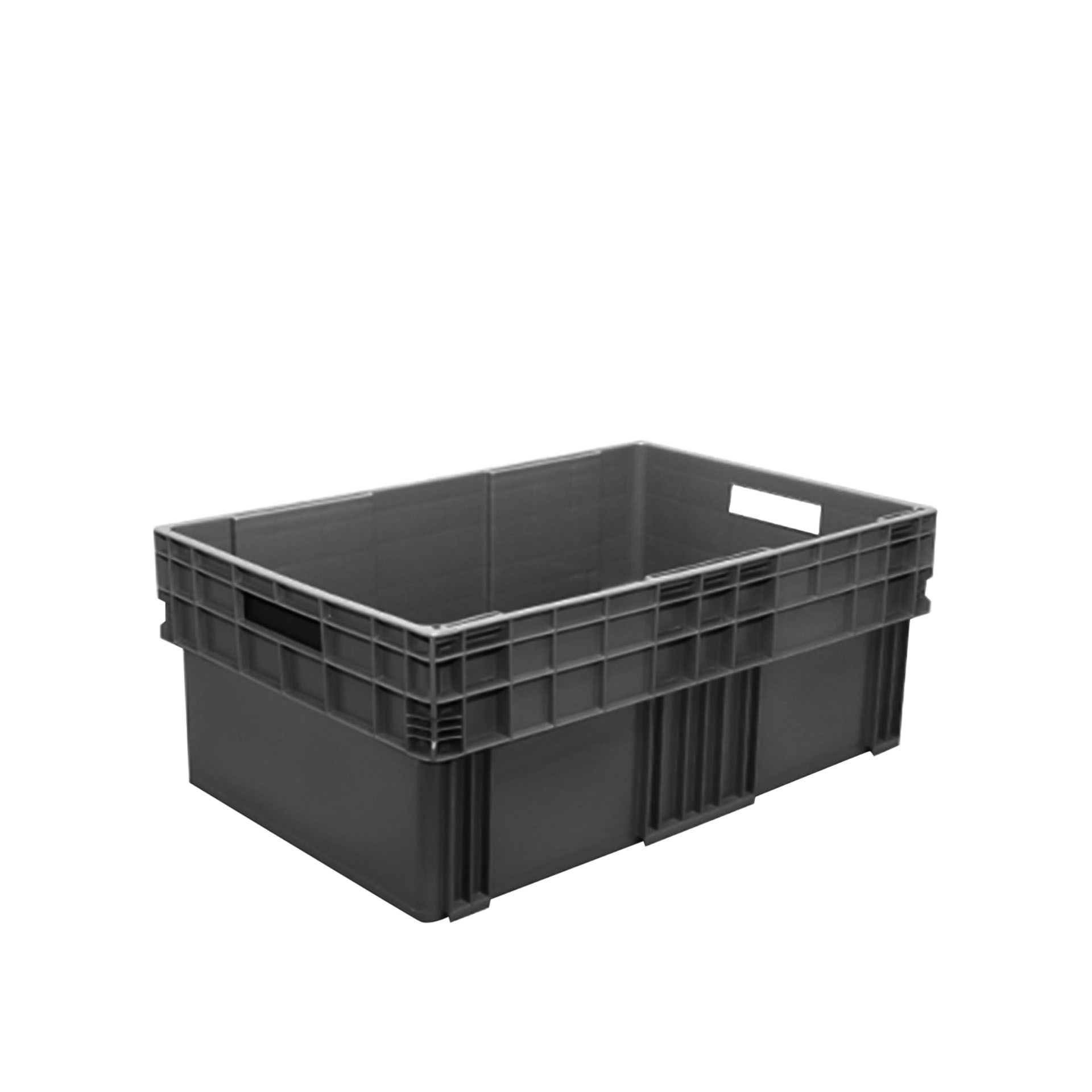 Caixa Contentora Fechada Cinza 40l 60X40X22.3cm