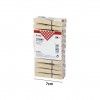 Mola Roupa Madeira 7cm Pack 24