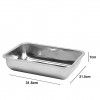 Assadeira Inox Retangular 35X26X7cm