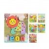 Puzzle Madeira Infantil Sortido 17.5X14.6cm Puzzle Madeira Infantil Sortido 17.5X14.6cm