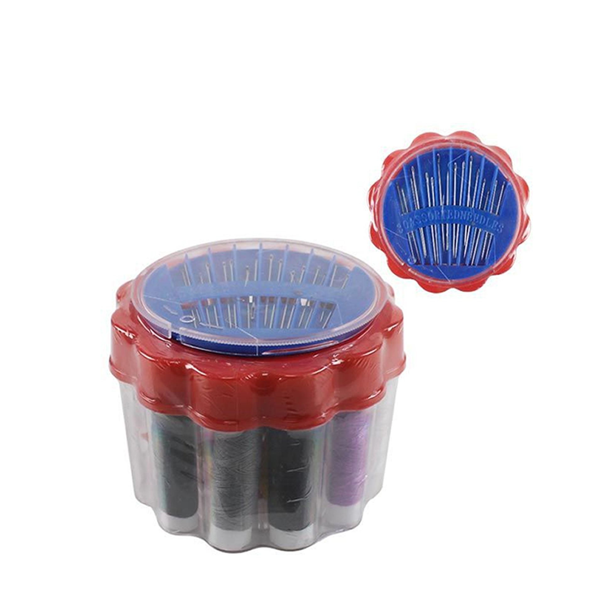 Conjunto Costura com Agulhas + Fita Métrica + Linhas