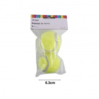 Bola Ténis 6.3cm Pack 2 Bola Ténis 6.3cm Pack 2
