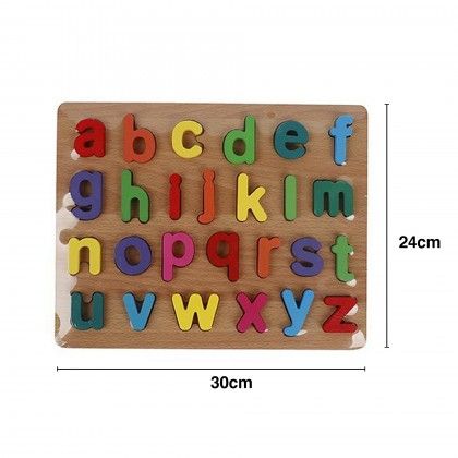 Puzzle Madeira Números / Letras 30X24cm Puzzle Madeira Números / Letras 30X24cm