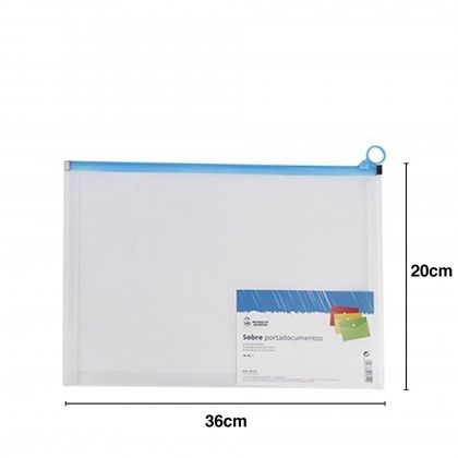 Capa Documentos Plástica Cor Sortida 36X20cm Capa Documentos Plástica Cor Sortida 36X20cm