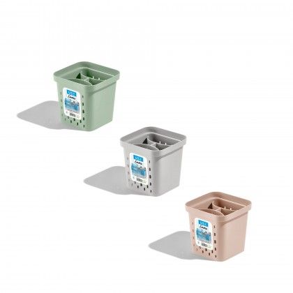 Escorredor Talheres Emma Pastel 14X14X13cm