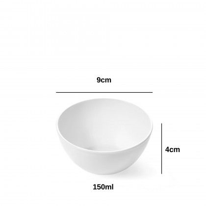 Ta�a Pl�stica Ariel Branca 150ml 9X4cm