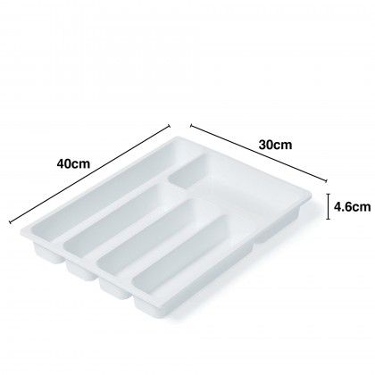 Organizador Talheres Branco 40X30X4.6cm