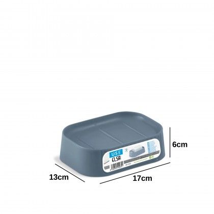 Saboneteira Pl�stica Elsa 17X13X6cm