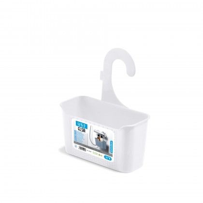 Cesto Organizao Wc Elsa Branco 26X9X25cm