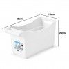 Organizador Trolley Branco 38X16X20cm
