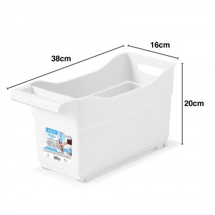 Organizador Trolley Branco 38X16X20cm