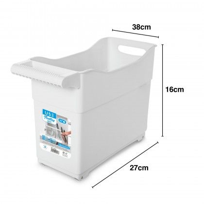 Organizador Trolley Branco 38X16X27cm