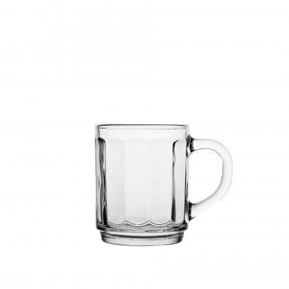 Caneca Vidro Redondo 250ml 7.2X9cm