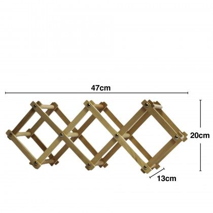 Garrafeira Dobrável 5 Garrafas 24.5X13X6cm Garrafeira Dobrável 5 Garrafas 24.5X13X6cm