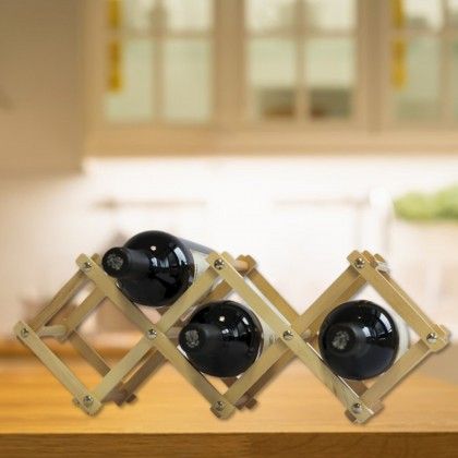 Garrafeira Dobrável 5 Garrafas 24.5X13X6cm Garrafeira Dobrável 5 Garrafas 24.5X13X6cm