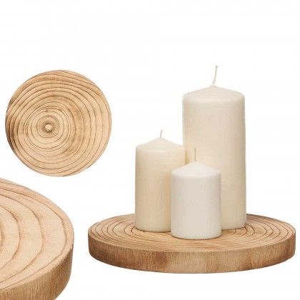 Base Madeira Redonda 28.5X3cm Base Madeira Redonda 28.5X3cm