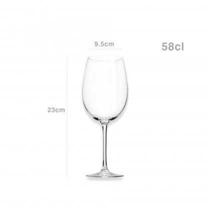 Copo com Pé C&S Cabernet 58cl Pack 6 Copo com Pé C&S Cabernet 58cl Pack 6