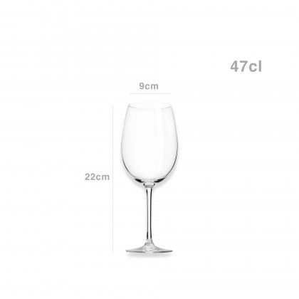 Copo com P� C&S Cabernet 47cl Pack 6