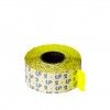 Rolo Etiquetas Amarelo Fluorescente 26X12mm