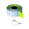 Rolo Etiquetas Verde 26X12mm