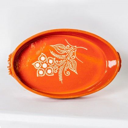 Assadeira Barro Regional Oval N.0 25X15X5cm Assadeira Barro Regional Oval N.0 25X15X5cm