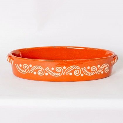 Assadeira Barro Regional Oval N.0 25X15X5cm Assadeira Barro Regional Oval N.0 25X15X5cm