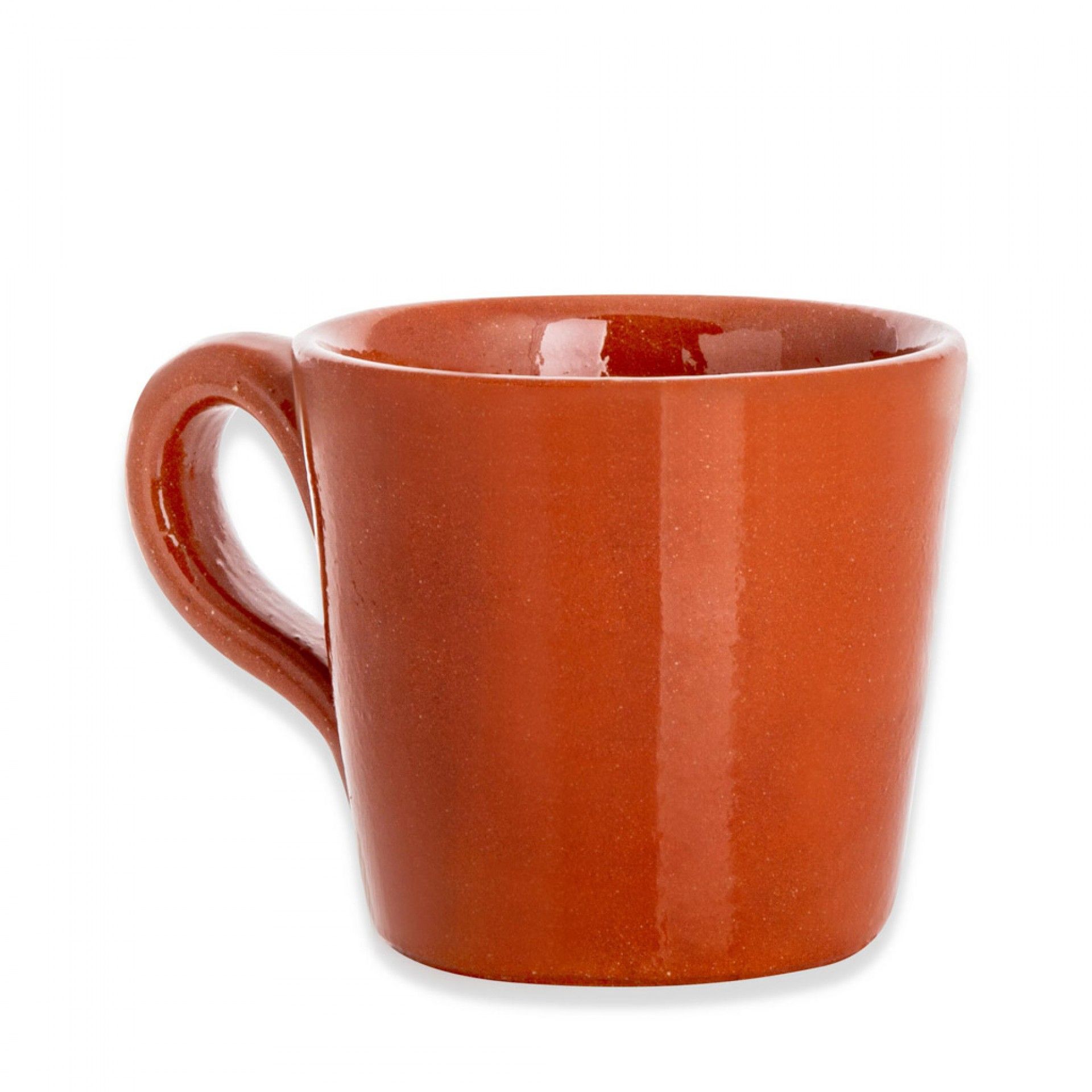 Copo Direito com Asa Barro Liso 200ml 8cm