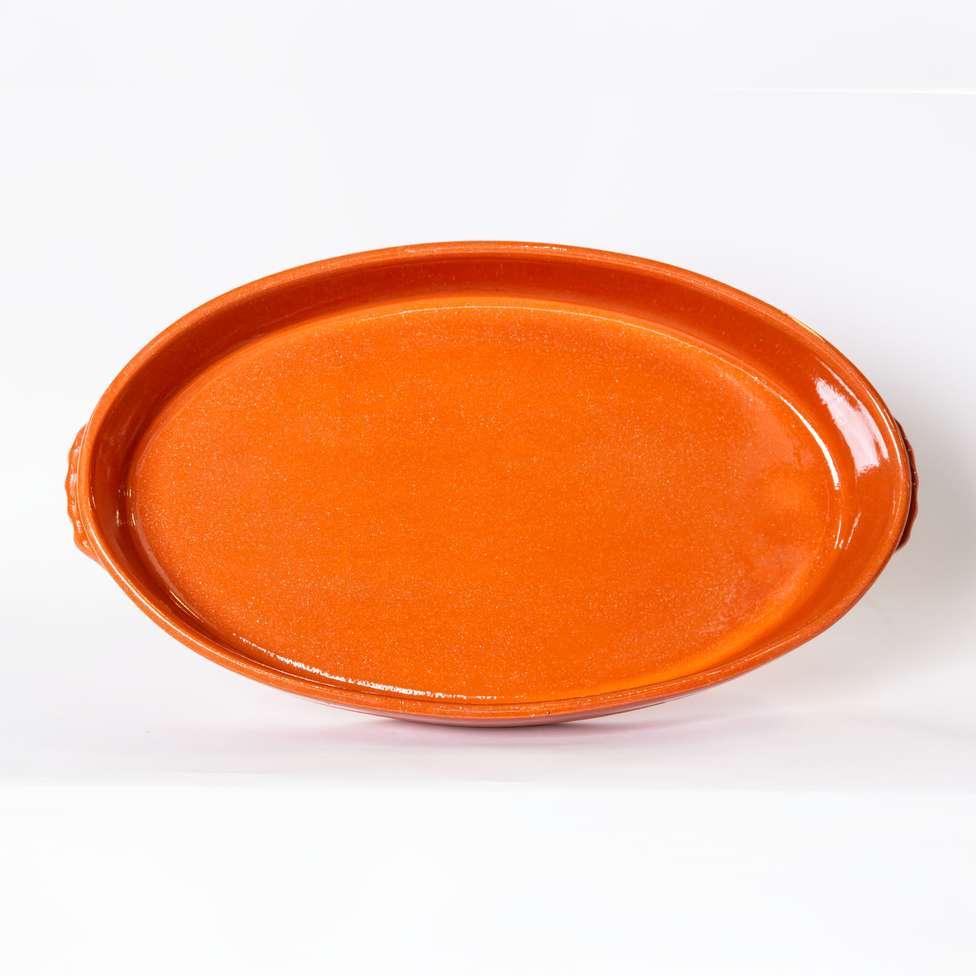 Assadeira Barro Liso Oval N.0 25X15X5cm