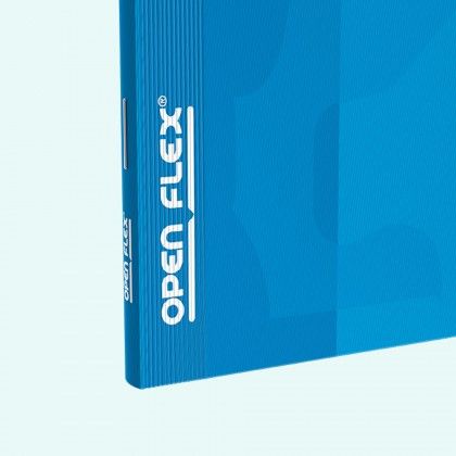 Caderno Agrafado Oxford Openflex A4 48 Folhas Quadriculado Preto