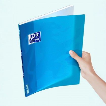 Caderno Agrafado Oxford Openflex A4 48 Folhas Quadriculado Preto