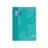Caderno Espiral Capa Dura Oxford School A4 80 Folhas Quadriculado Cor viva