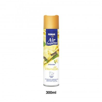 Ambientador Spray Romar Vainilla 405cc 300ml Ambientador Spray Romar Vainilla 405cc 300ml