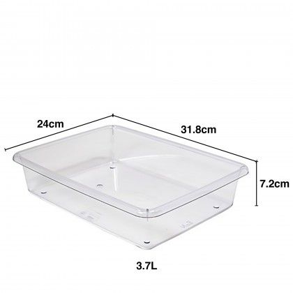 Bandeja Frigo Retangular 3700ml 31.8X24X7.2cm Bandeja Frigo Retangular 3700ml 31.8X24X7.2cm