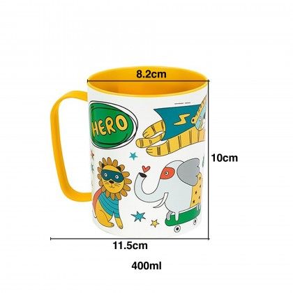 Caneca Fantasy Her�is 400ml 11.5X8.2X10cm