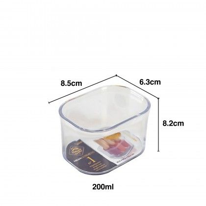 Bandeja Multiusos Luxe Retangular N.1 200ml 8.5X6.3X8.2cm