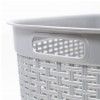Cesta Roupa Pl�stico Rattan Cinzento 44l 58X39X27cm