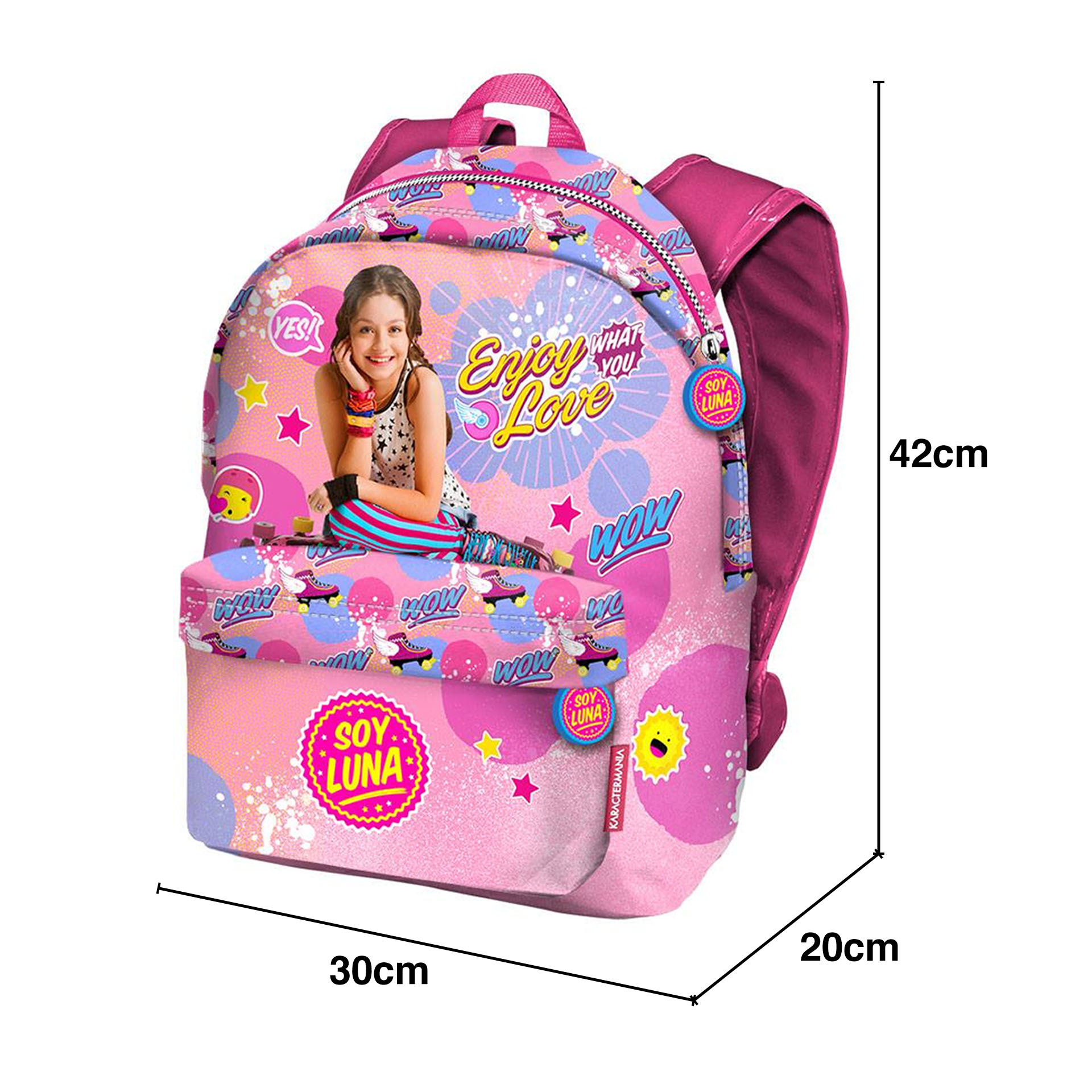Mochila Primária Soy Luna Enjoy Love