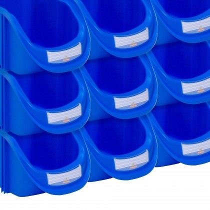 Caixa Organizadora Empilhvel Polipropileno Azul 20X13.5X11cm