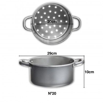 Assador Castanhas com asas n�20  �20X10cm