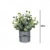 Vaso Planta Artificial Planta Verde Sortida 10X18cm
