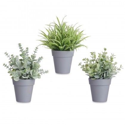 Vaso Planta Artificial Planta Verde Sortida 10X12X18cm Vaso Planta Artificial Planta Verde Sortida 10X12X18cm