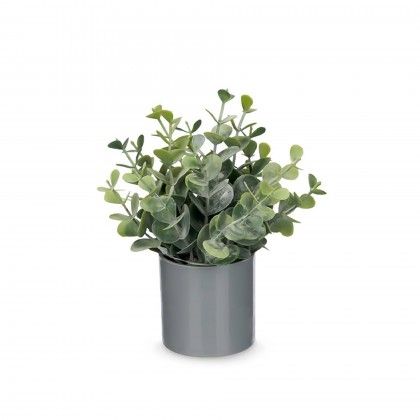 Vaso Planta Artificial Planta Verde Sortida 10X18cm
