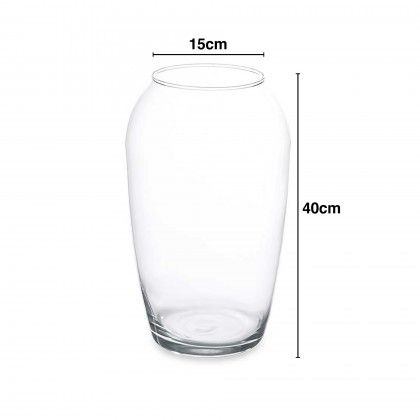 Jarra Vidro Cilindro 15X40cm