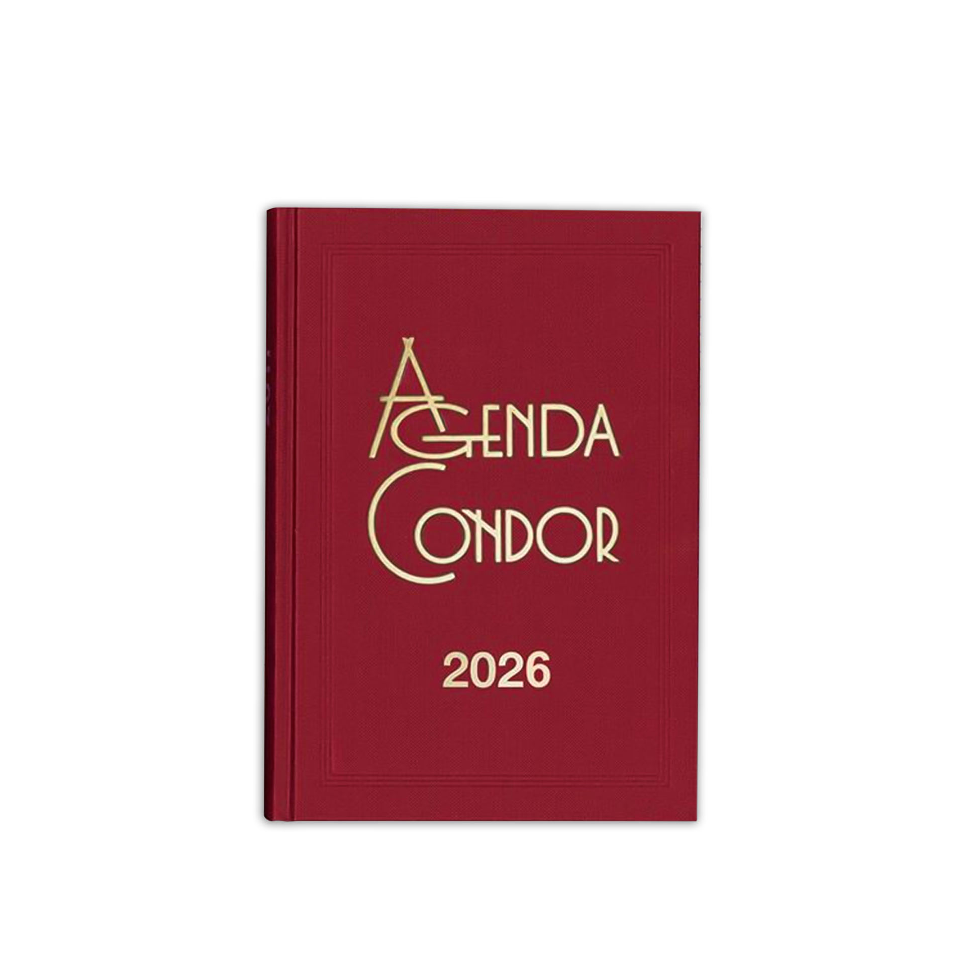 Agenda Diária Escritório 2026 Condor Vermelho 14X21cm