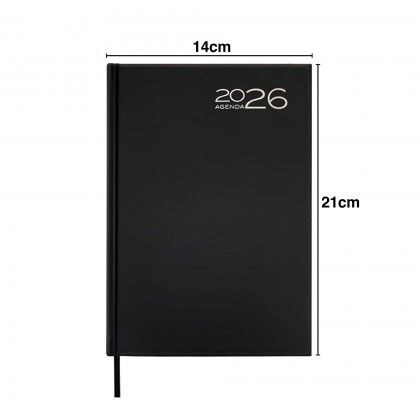 Agenda Di�ria 2026 Orion Preto 14X21cm